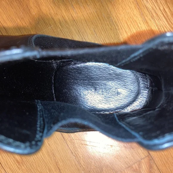 Padrone Made In Japan Chelsea Vibram Black Boots